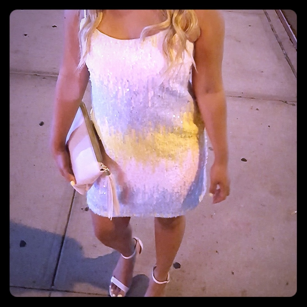 Soloiste Ombre Sequin Dress